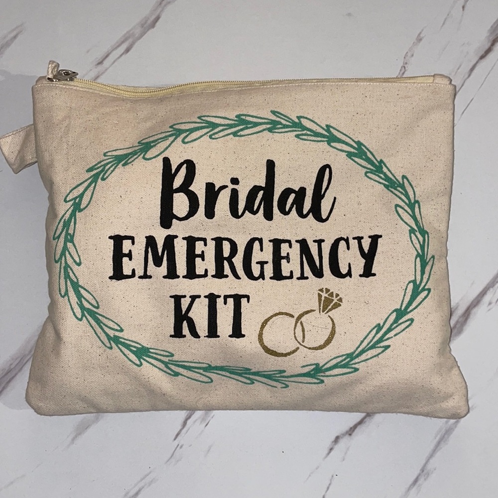 Large bridal emergency kit pouch
